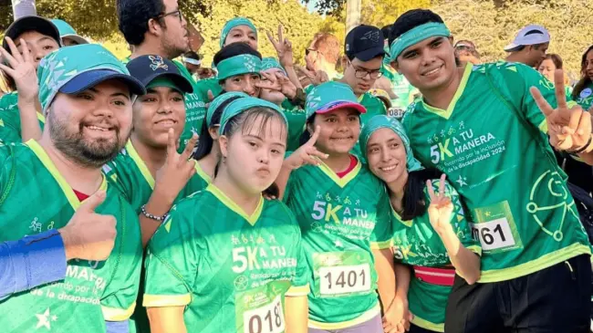 Recorrido 5k: Culiacán va por la inclusión de la discapacidad. Cortesía