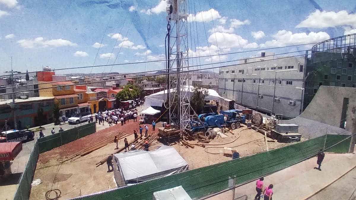Construyen pozo de agua en Hidalgo para combatir estrés hídrico. Foto Periódico Central Hidalgo