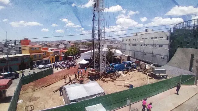 Construyen pozo de agua en Hidalgo para combatir estrés hídrico. Foto Periódico Central Hidalgo