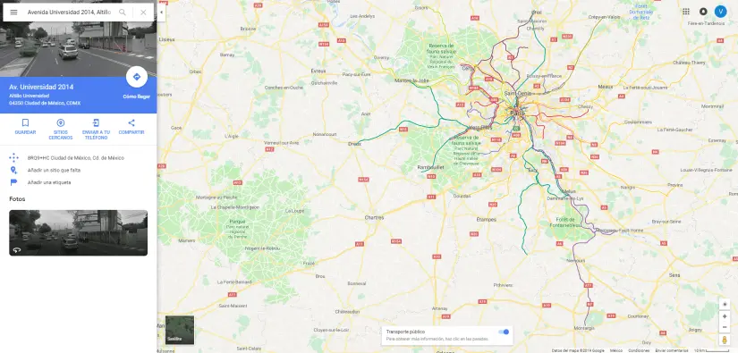 Rutas Metro CDMX Google Maps