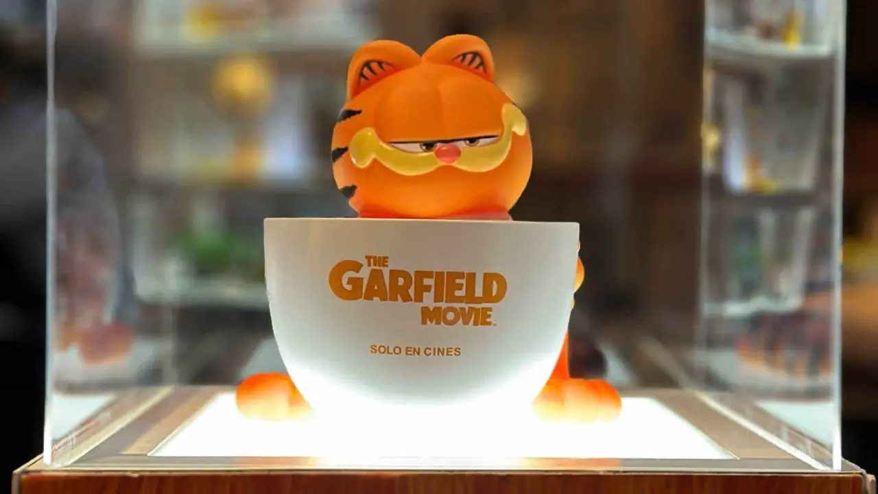 La palomera de la película de Garfiel: Fuera de Casa ya fue presentada de manera oficial por Cinépolis. Foto: Ping Solutions