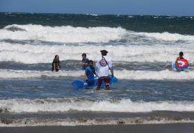 Mazatlán. Alertan a bañistas por efectos de mar de fondo durante el fin de semana.