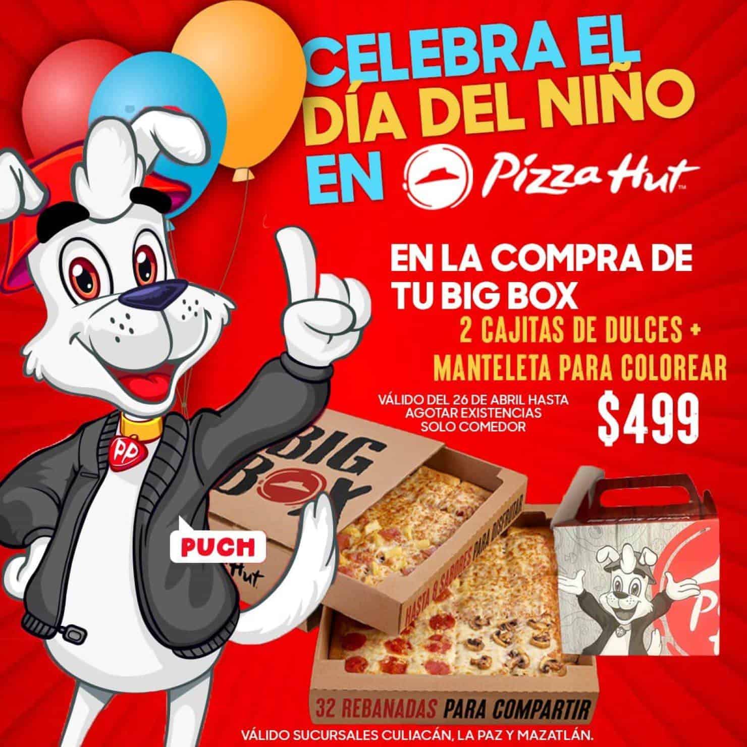 Promociones del Día del Niño de Pizza Hut en Culiacán y otras ciudades