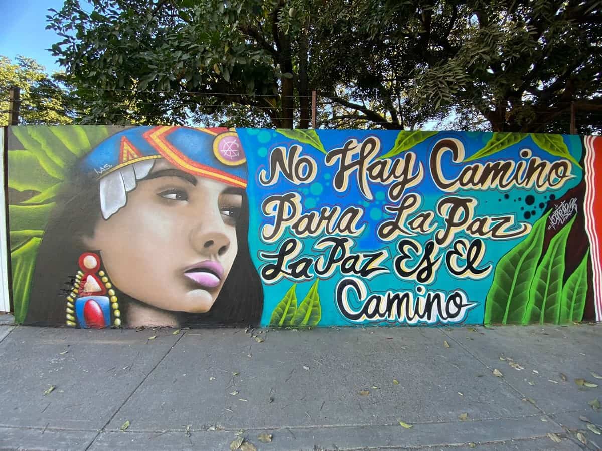 El mural urbano en Culiacán es un ejemplo de creación de paz.