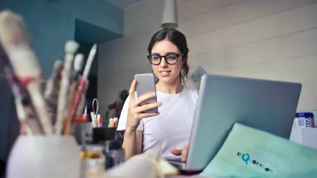 Mujer emprendedora.