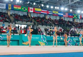 México sobresale en gimnasia rítmica en la Copa Mundial de Azerbaiyán