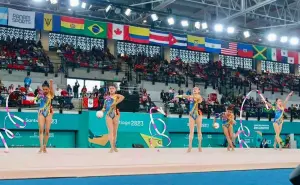 México sobresale en gimnasia rítmica en la Copa Mundial de Azerbaiyán
