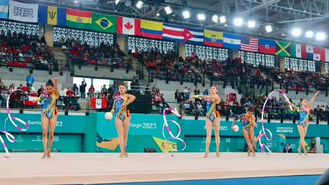 Gimnasia rítmica mexicana logra su segunda final en Copa Mundial de Azerbaiyán.