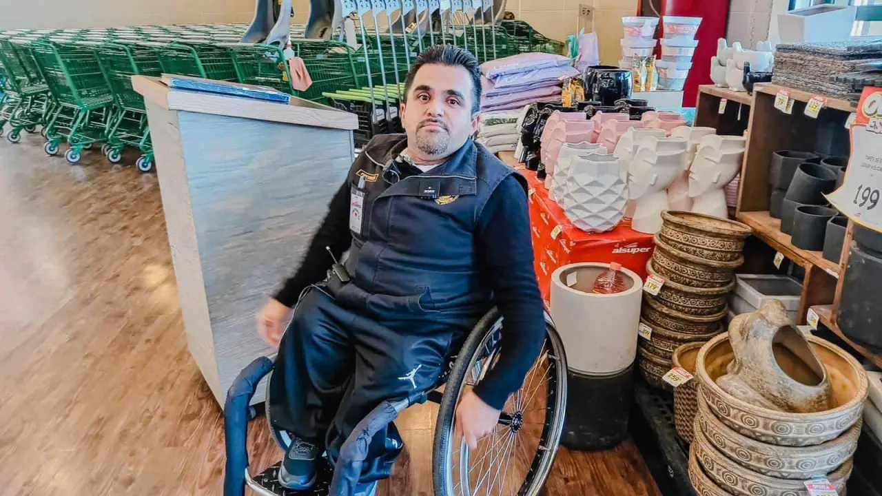 Mario Alberto, de Chihuahua, siempre con ganas de superarse y ser independiente. Foto: Cortesía