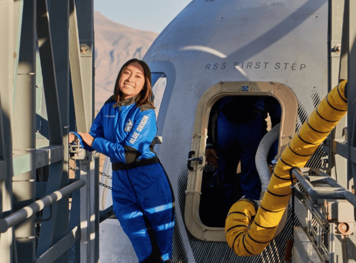 Katya Echazarreta, la primera mujer mexicana en llegar al espacio. Foto FB Katya Echazarreta