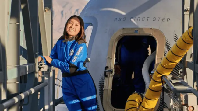 Katya Echazarreta, la primera mujer mexicana en llegar al espacio. Foto FB Katya Echazarreta