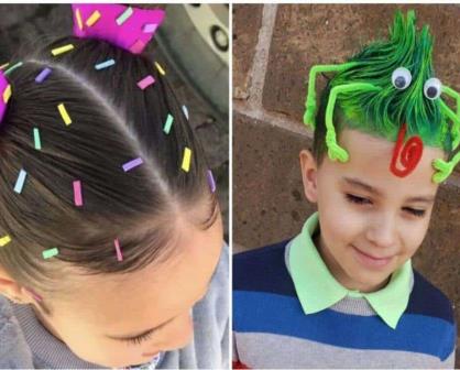 Los 5 mejores peinados locos para celebrar el Día de la Niña y el Niño 2024