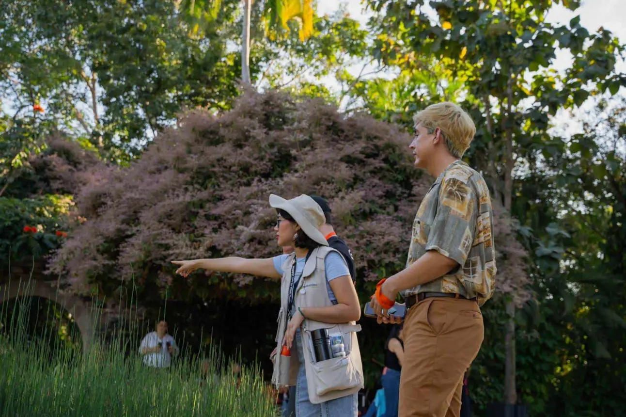 De visita por el Jardín Botánico Culiacán. Cortesía