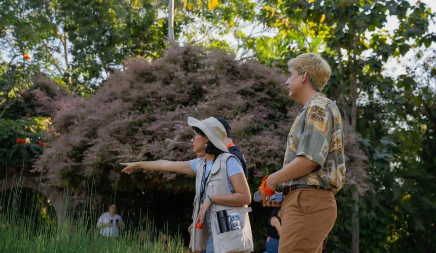 De visita por el Jardín Botánico Culiacán. Cortesía