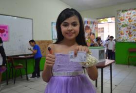 En la primaria, Esteban Flores en Culiacán, promueven la participación democrática desde la Infancia