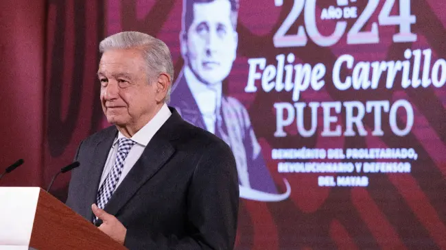 Andrés Manuel López Obrador, presidente de México.