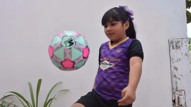 América Valentina es una estrella en el futbol.