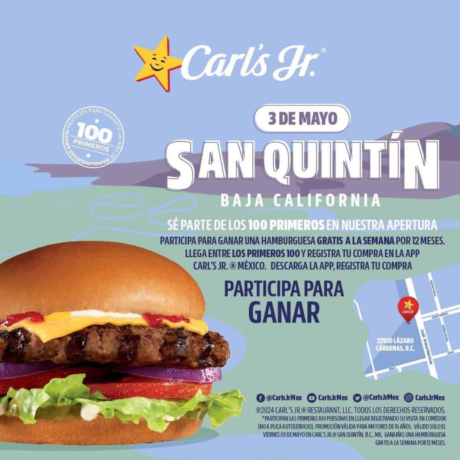Carl’s Jr. en San Quintín