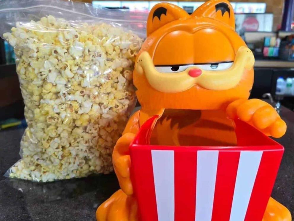 Cinemex inicia hoy con la venta de la palomera de Garfield; cuánto cuesta