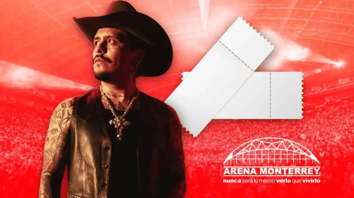 Precio de los boletos para el concierto de Christian Nodal en Monterrey. Foto Ticketmaster