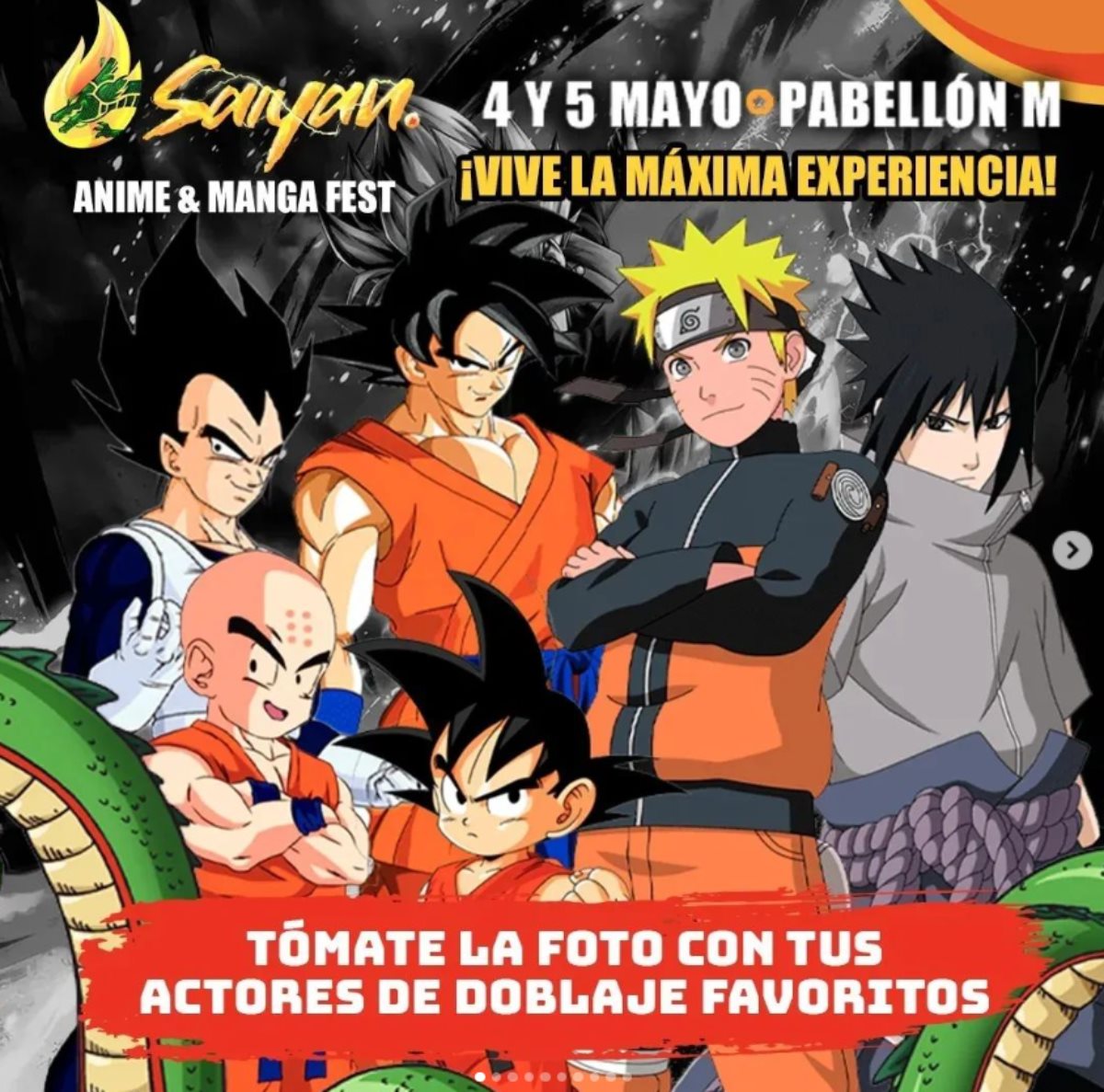El Saiyan Fest Monterrey es para toda la familia. Foto IG @saiyanfest