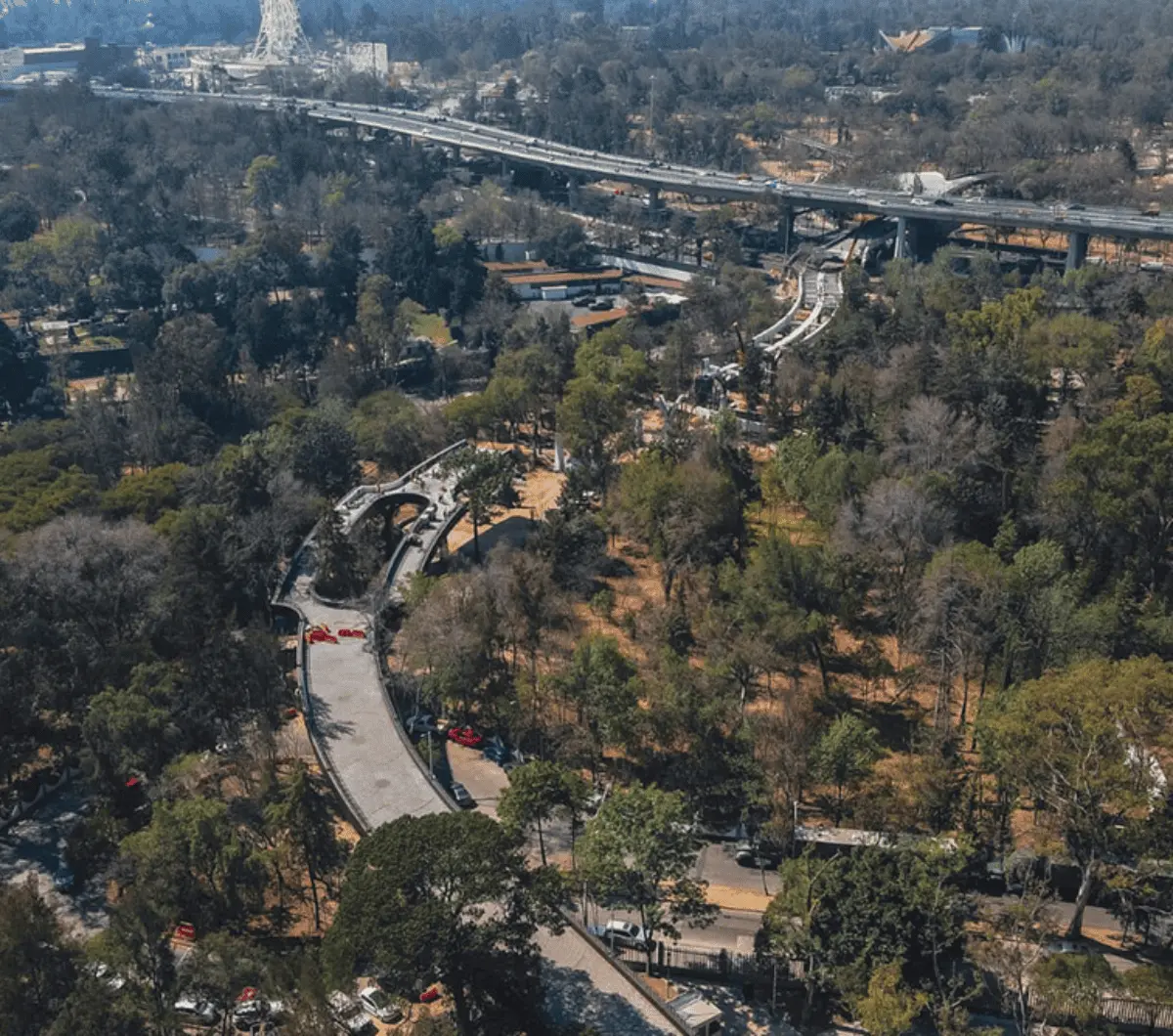 Calzada peatonal Chivatito. Foto Bosque de Chapultepec