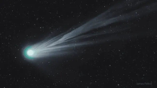 El cometa A3 Tsuchinshan-ATLAS es uno de los grandes eventos astronómicos del siglo. Foto temática: Pixabay