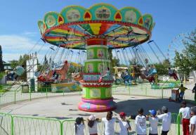 Tobogán y juegos mecánicos en el Parque Colibrí de Chihuahua para festejar el Día del Niño