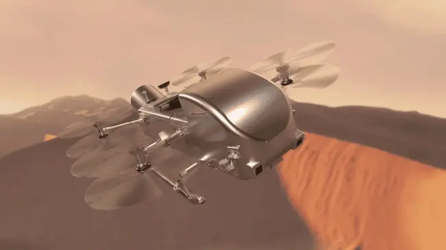De qué trata la misión Dragonfly de la NASA. Foto NASA