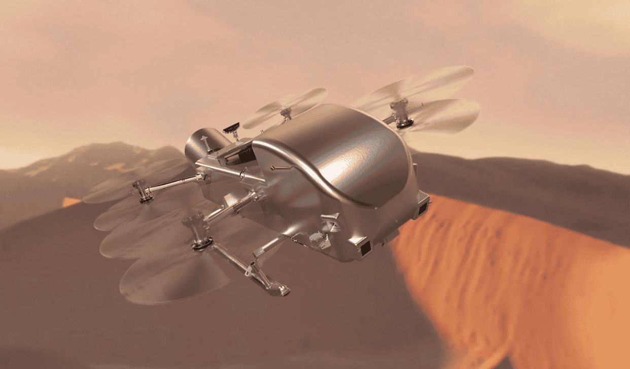NASA confirma misión del Rotorcraft Dragonfly a la luna Titán de saturno