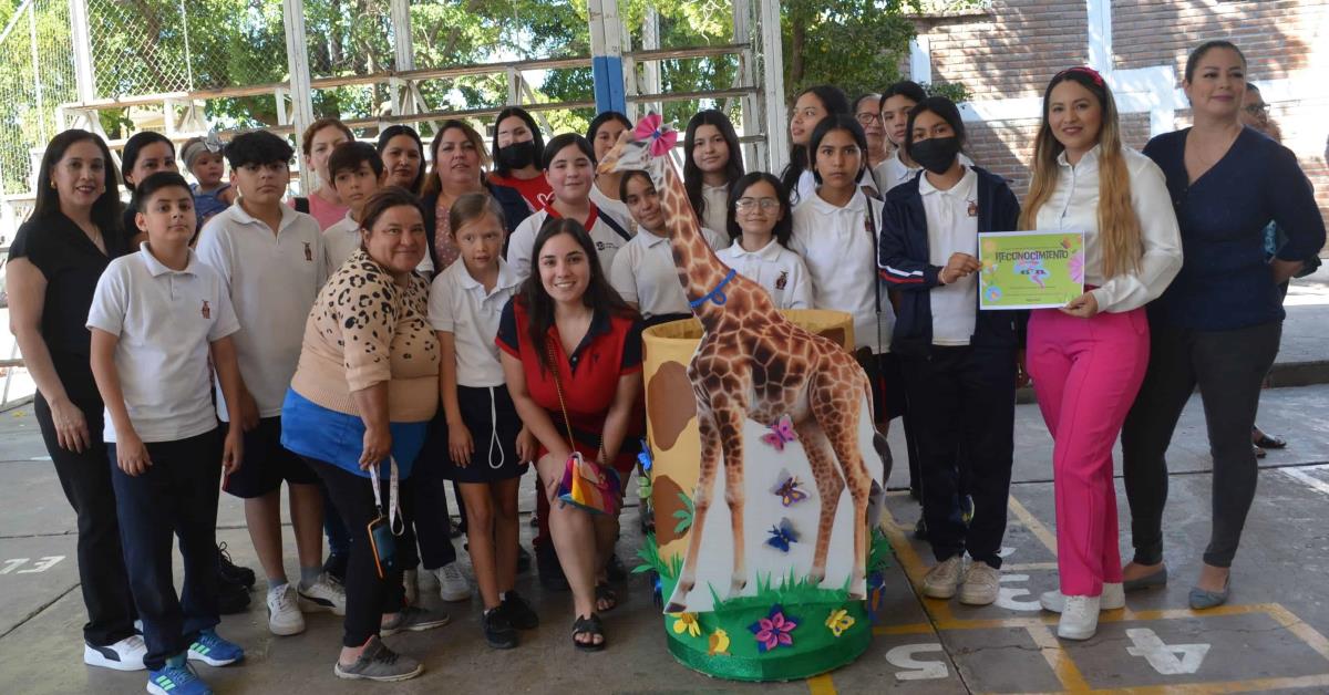 Fomentan la creatividad y el cuidado del planeta en la escuela primaria Profesor Benito Fentanes”en Culiacán