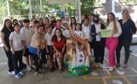 Fomentan la creatividad y el cuidado del planeta en la escuela primaria Profesor Benito Fentanes"en Culiacán