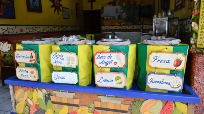 Nieves de garrafa de San Juan en León, Guanajuato. Foto Irlanda Gutiérrez