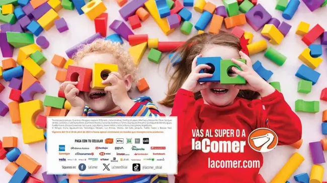 Ofertas en La Comer por el Día del Niño. Foto: Cortesía