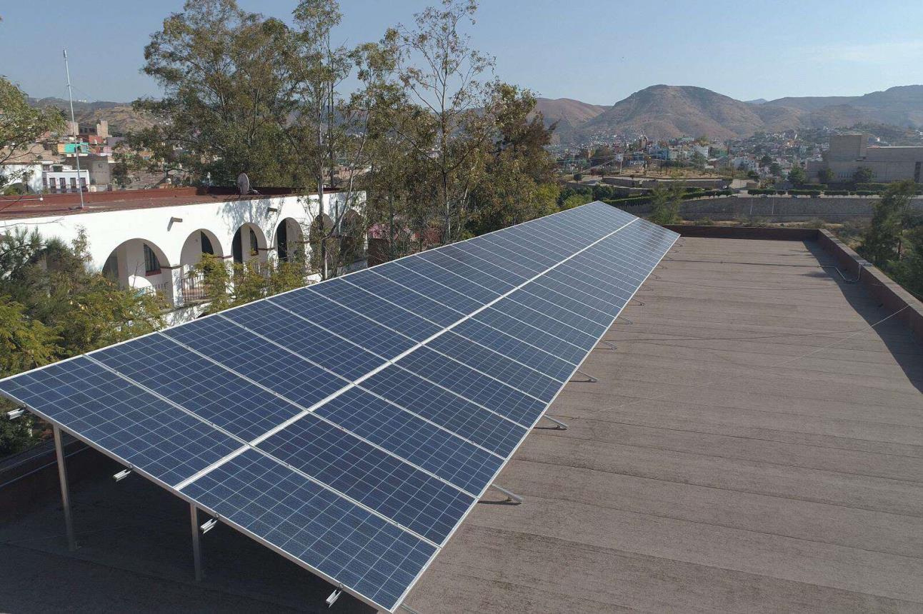 Aprovechamiento de energía solar. Foto Gobierno de Guanajuato