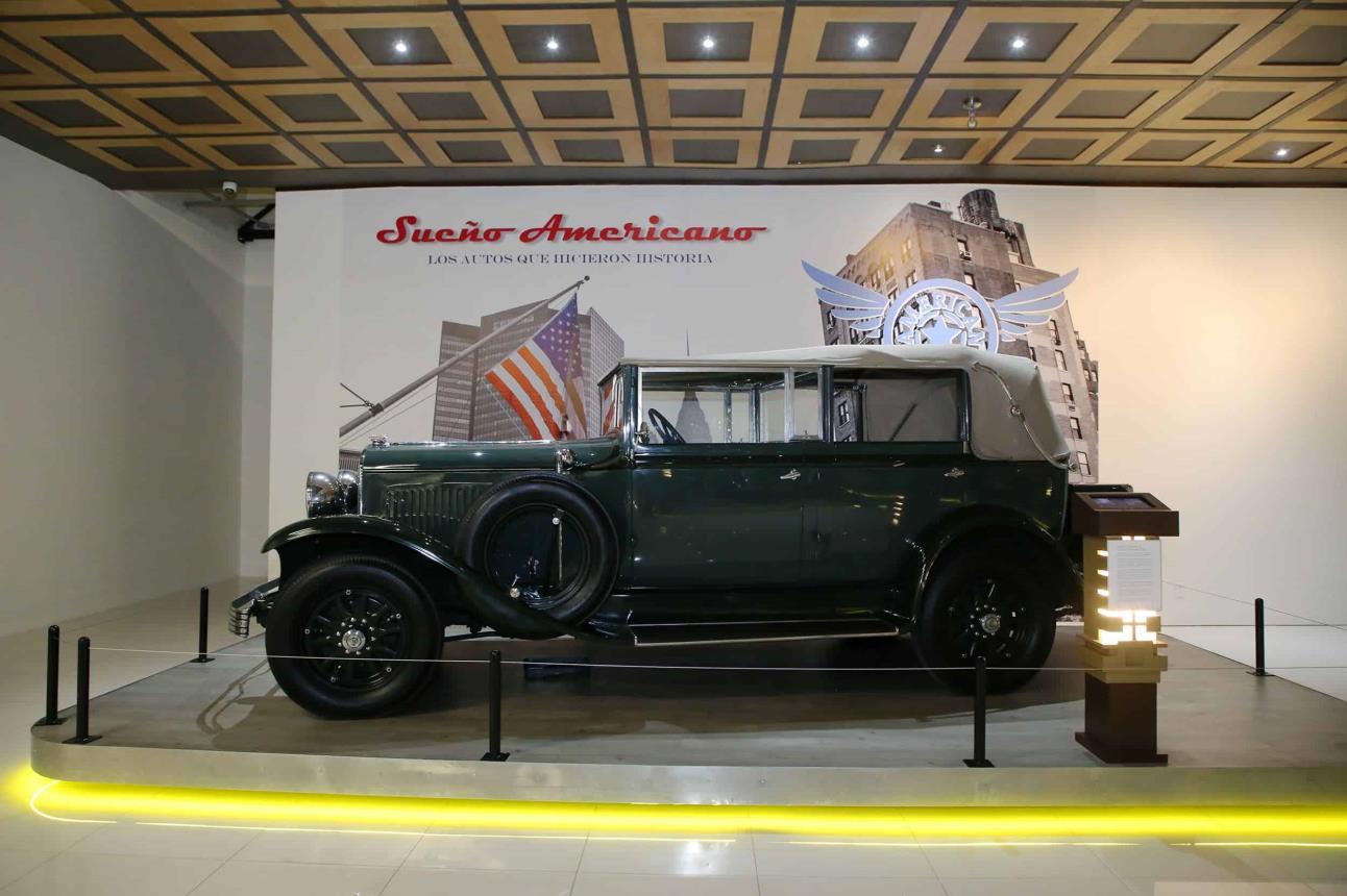 Exposición temporal Sueño Americano en el Museo del Automóvil de Puebla. Foto Gobierno de Puebla
