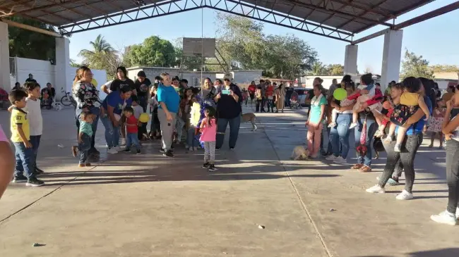 Celebración del Día del niño y la niña en Las Puentes, Navolato