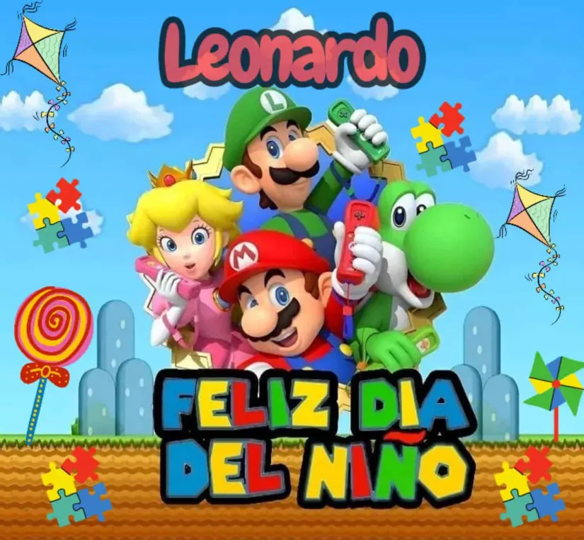 Diseño de Mario Bros en 3D. 