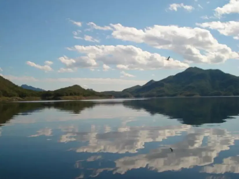 Presa Sanalona sobre el Río Tamazula en su máxima capacidad