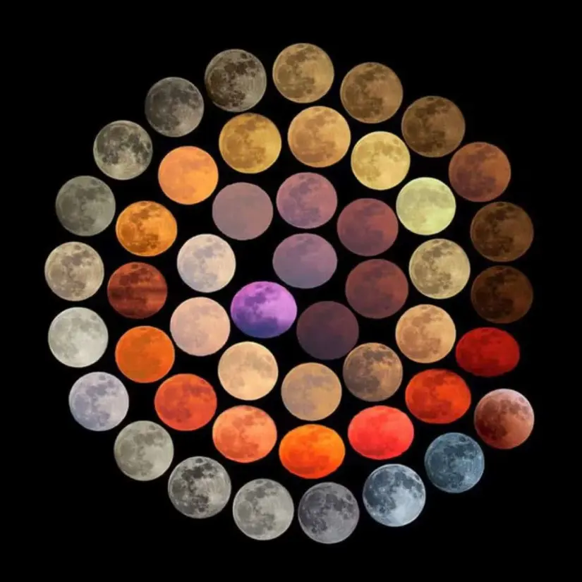 ¿De cuántos colores se puede ver la Luna y por qué?