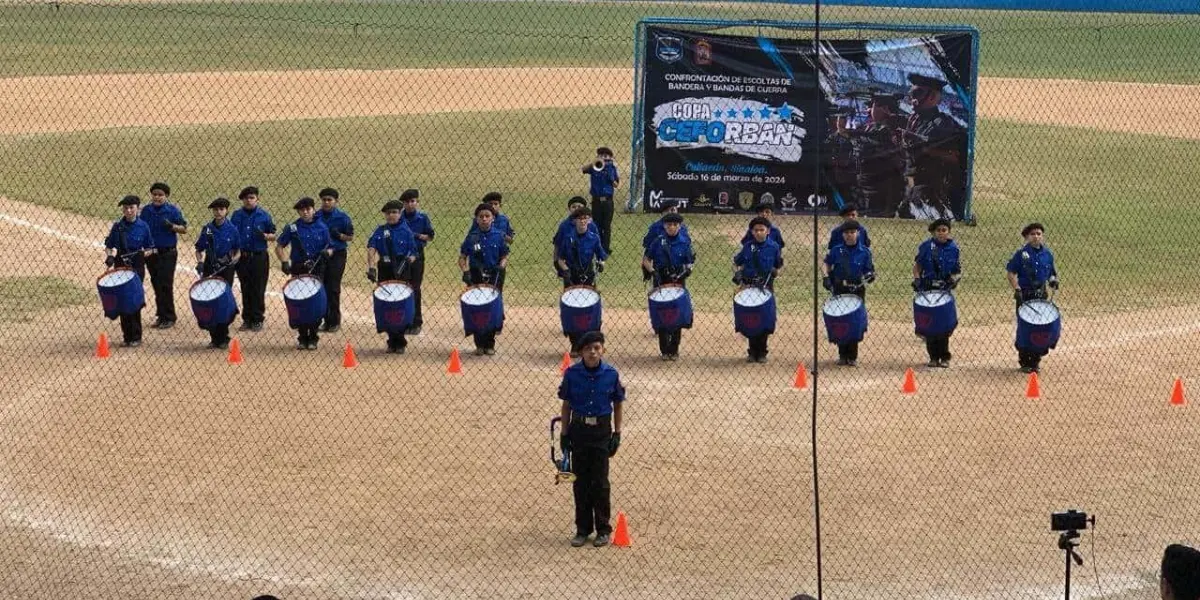 La Banda de Guerra de la primaria Natalio Landeros Ramos fue coronada como la mejor Banda de Guerra  de Primarias en Culiacán.