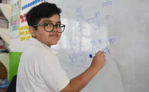 Lian, el pequeño genio de las matemáticas de Villaverde en Culiacán