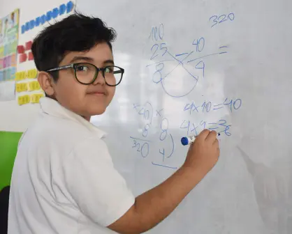 Lian, el pequeño genio de las matemáticas de Villaverde en Culiacán