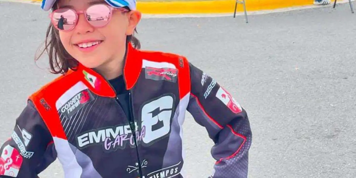 Emma García de 7 años, quiere ser piloto. Foto: Cortesía