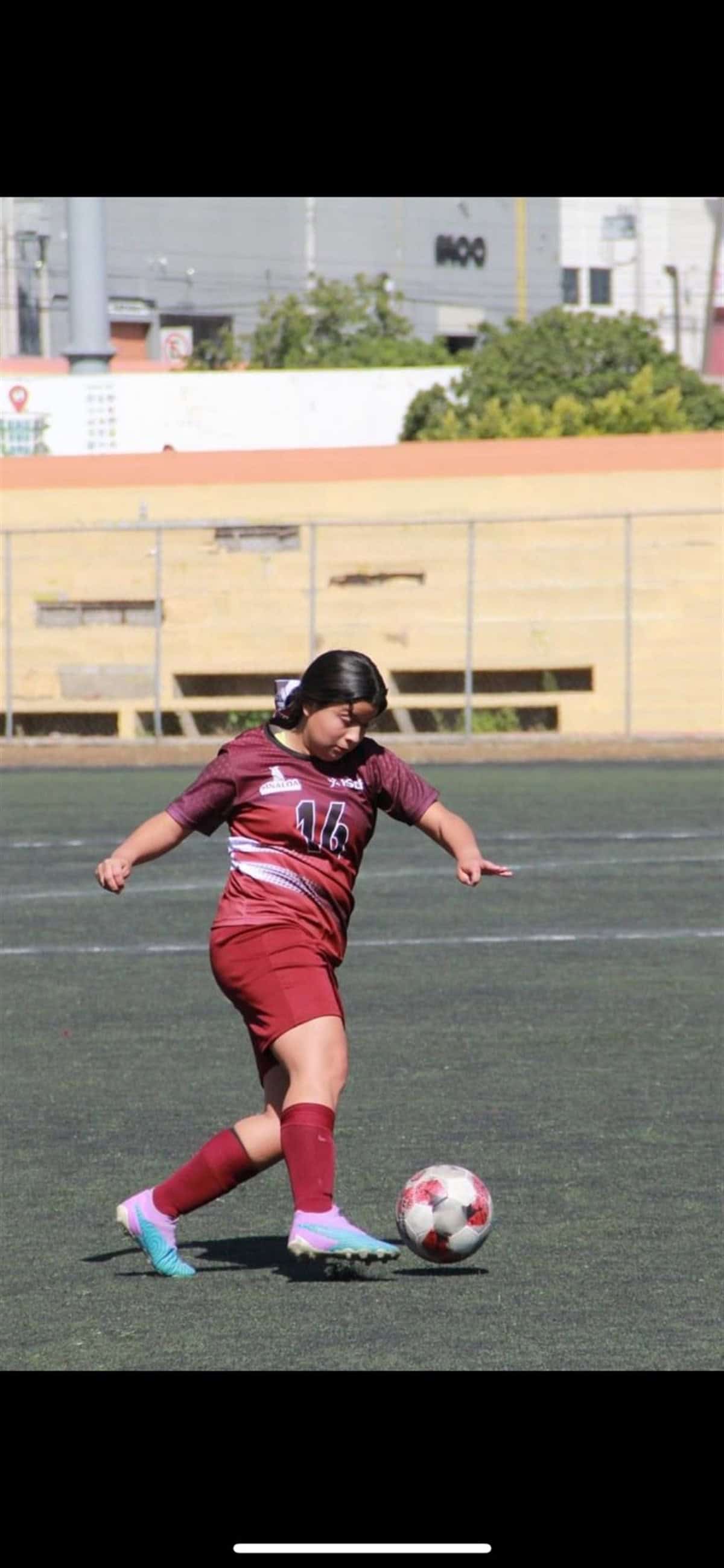 Karla Yareli Ramírez Acosta apasionada del futbol profesional