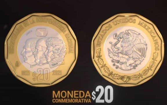 ¿Dónde vender tus monedas conmemorativas de 20 pesos?