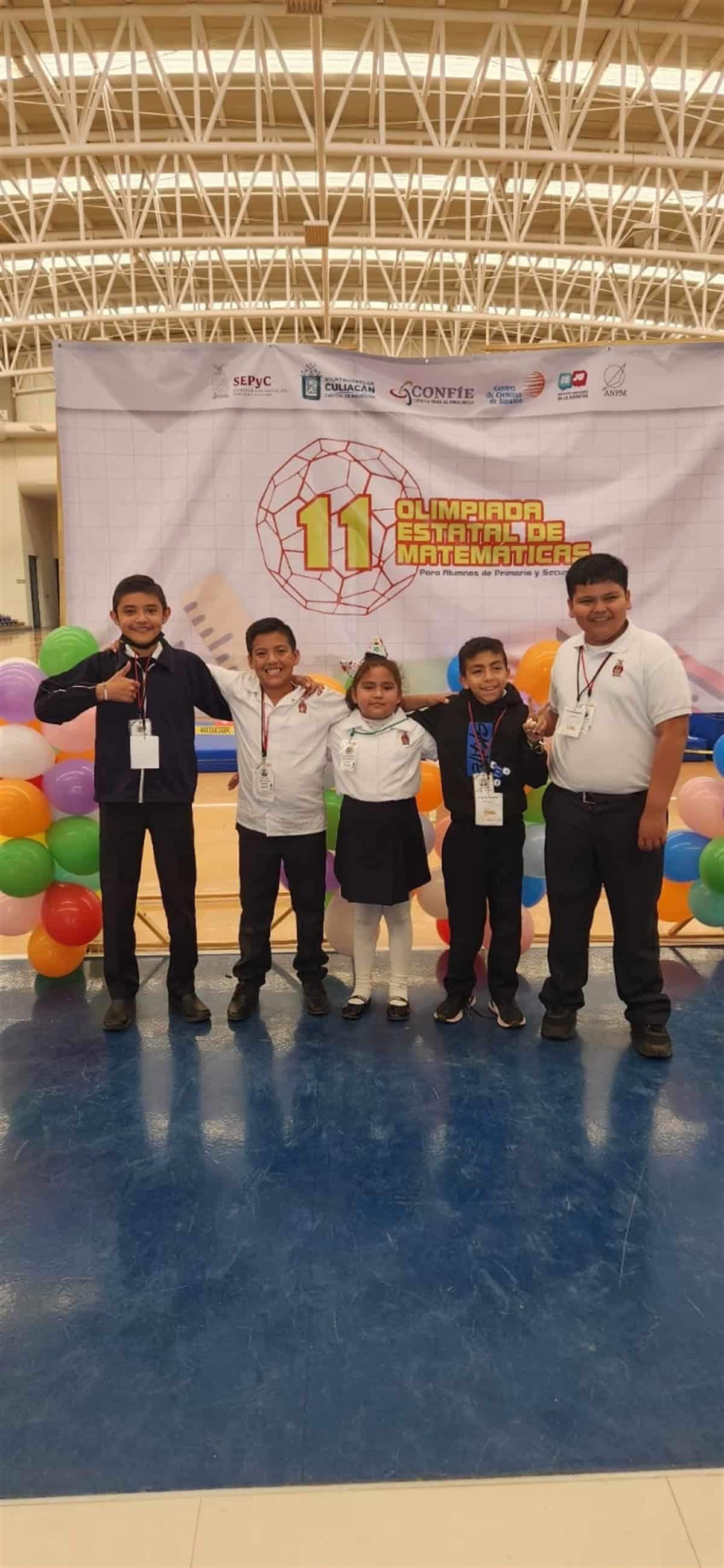 Niños matemáticos de la Escuela Primaria Emiliano Zapata
