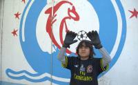El niño Santiago, valiente guardián del arco en la apasionante cancha del futbol en Culiacán