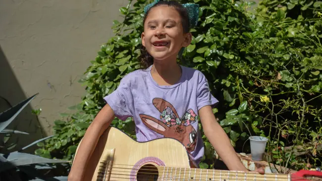 Con su gran talento Ana Gabriela es una artista en Barrancos.