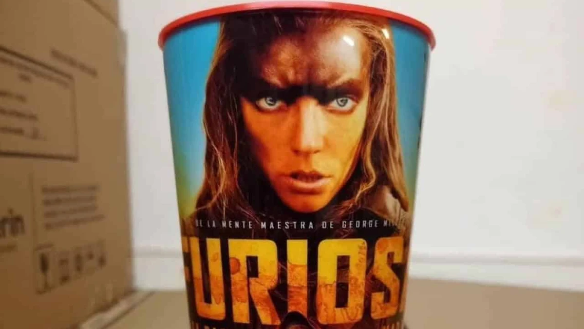 Cinemex ya tiene disponible el vaso de la película de Furiosa. Foto: Cortesía